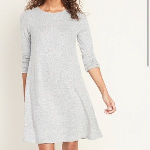 Old navy plush knit swing dress